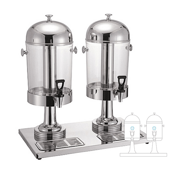 Rostfritt stål juice dispenser Rostfritt stål juice dispenser